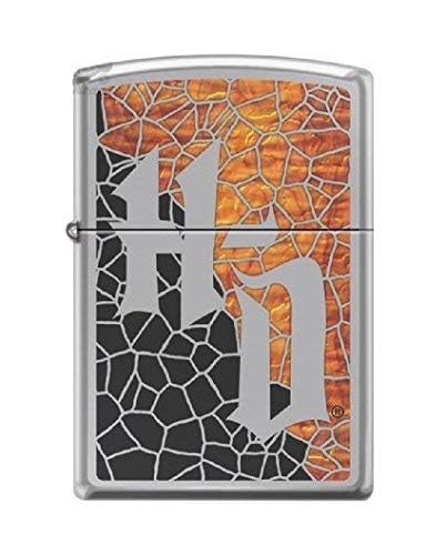 Personalized Zippo Harleey-Daviddson Windproof Oil Lighter Engraving - Christmas, Halloween & Valentines Day Gift (BK Matte)