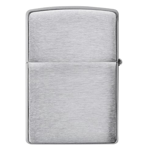 Zippo Antique Silver Plate Pocket Lighter - Windproof & Refillable Flip-Top Metal Lighter - Everyday Use Pocket Lighters - Luxury Lighters Made in USA