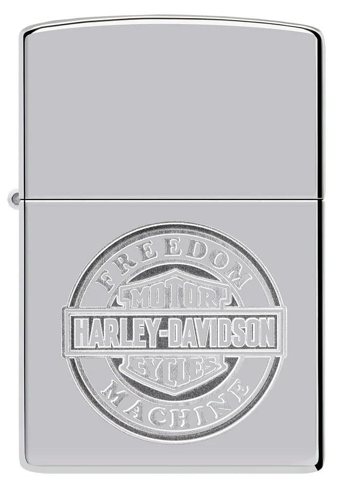 Personalized Zippo Harleey-Daviddson Windproof Oil Lighter Engraving - Christmas, Halloween & Valentines Day Gift (BK Matte)