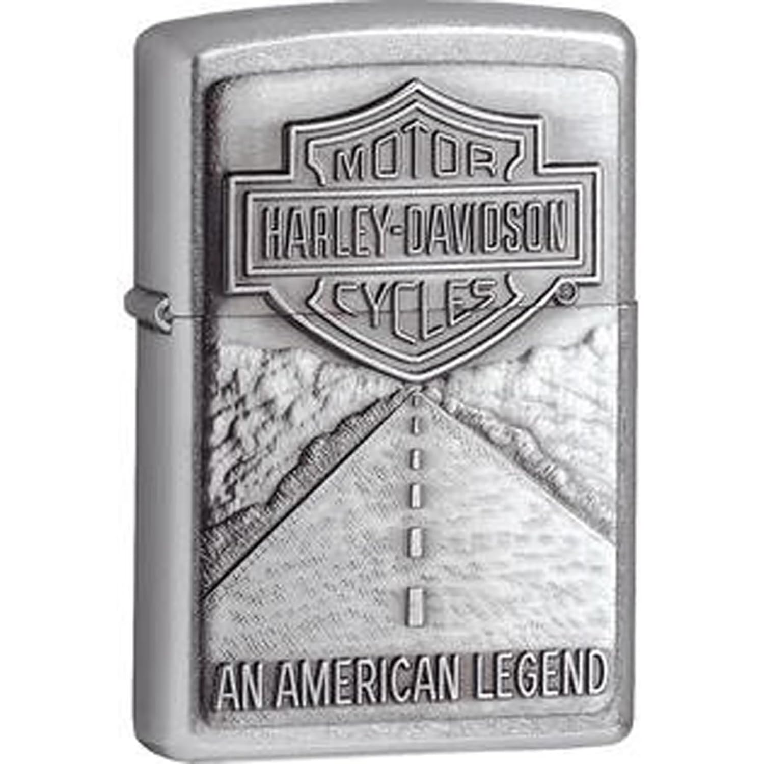 Personalized Zippo Harleey-Daviddson Windproof Oil Lighter Engraving - Christmas, Halloween & Valentines Day Gift (BK Matte)