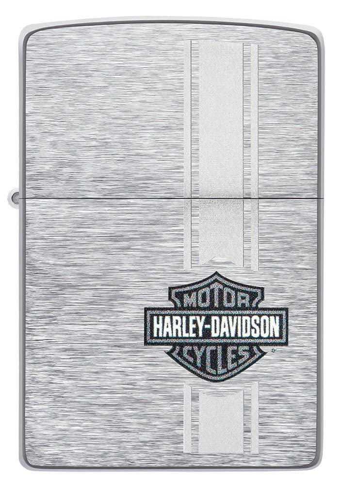Personalized Zippo Harleey-Daviddson Windproof Oil Lighter Engraving - Christmas, Halloween & Valentines Day Gift (BK Matte)