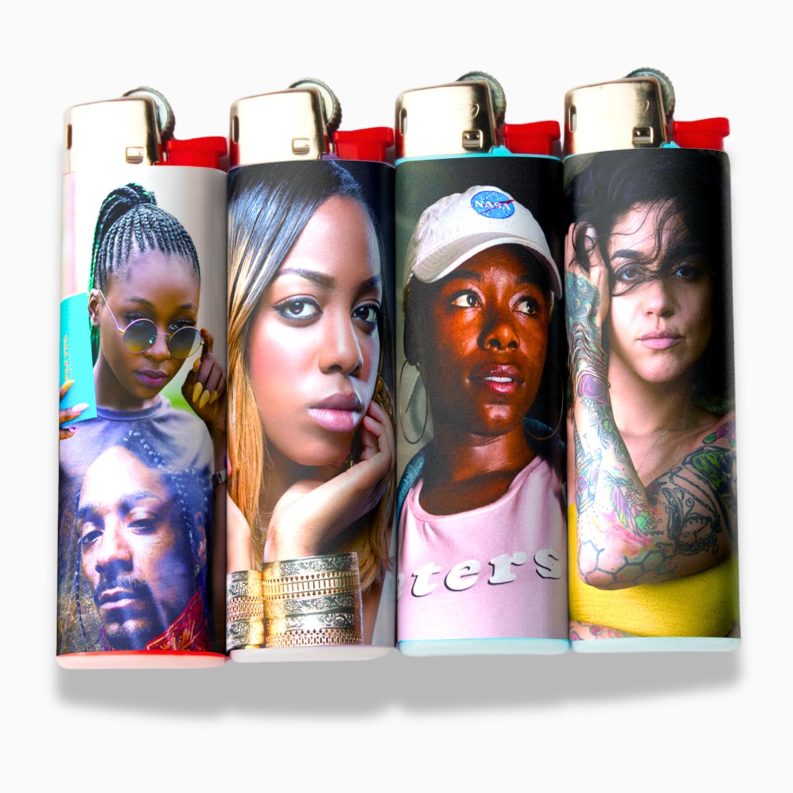 Custom Lighter Wrap with Own Pictures, Personalize Lighters PVC Film Sticker 3 Pack Upload 1-3 Photos - Reusable up to 3 Times Suitable for Bic Pocket Lighter Ideal for Gifts(Lighter Not Included)